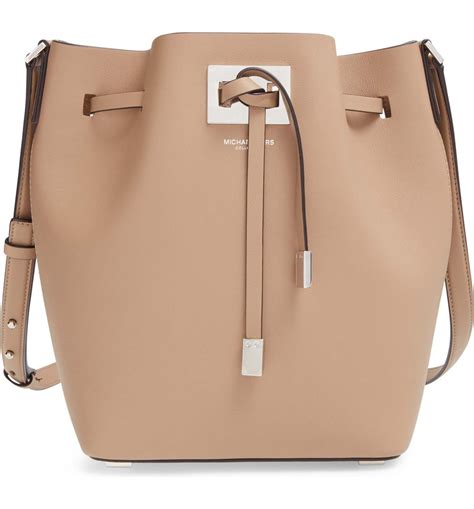 michael kors drawstring leather bucket bag|Michael Kors miranda bucket bag.